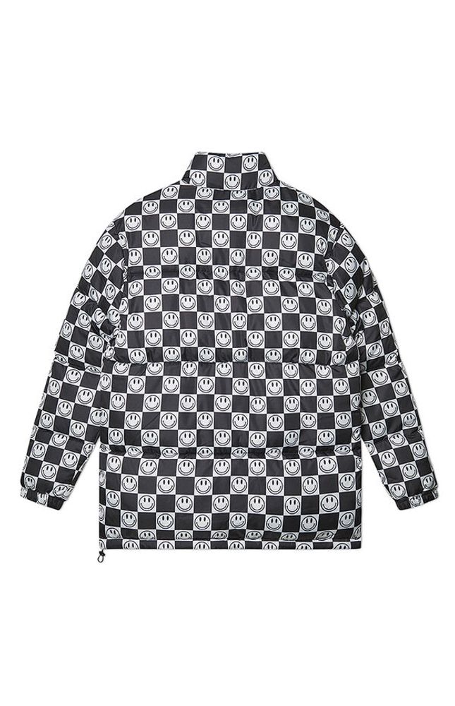 Checkerboard Puffer Jacket