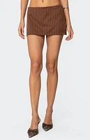 Edikted Jennifer Pinstripe Mini Skort