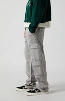 PacSun Gray Baggy Cargo Jeans