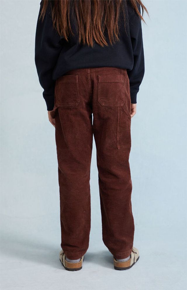 Pacsun Kids Brown Corduroy Carpenter Pants