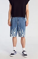Pacsun Inferno Denim Baggy Shorts