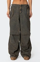 Edikted Regine Oversized Parachute Jeans