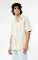 PacSun Terry Woven Striped Camp Shirt