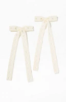 LA Hearts 2 Pack Crochet Hair Clips