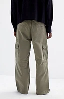 PacSun Olive Extreme Baggy Cargo Jeans