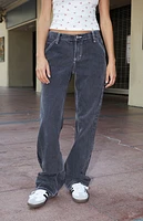 John Galt Black Crispina Low Rise Carpenter Jeans