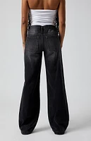 PacSun Casey Low Rise Baggy Jeans Black Tinted