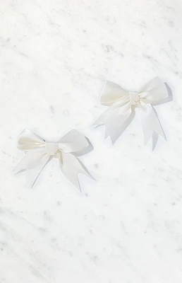 PacSun 2 Pack Satin Bow Hair Clips