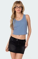 Edikted Jessa Ribbed Tank Top