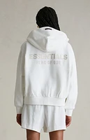 Fear of God Essentials Women's Cloud White Classic Zip Up Hoodie