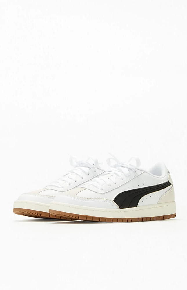 Puma Women's White & Black Premier Court Sneakers