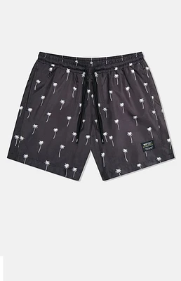 WeSC America Inc Zack Palm AOP 5" Swim Trunks