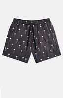 WeSC America Inc Zack Palm AOP 5" Swim Trunks