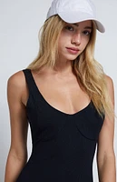 Est. PAC 1980 Ribbed Corset Romper