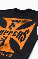West Coast Choppers Overspray Logo Cutoff Muscle T-Shirt