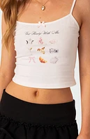 Edikted Get Ready Graphic Tank Top