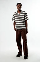 Pacsun Striped Texture Oversized Resort Camp Shirt
