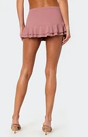 Edikted Kobi Ruffled Mini Skort