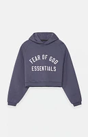 Fear of God Essentials Women's Marine Fleece Cropped Hoodie