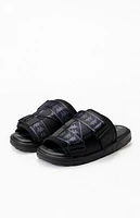 Kappa Black 222 Banda Mitel1 Slide Sandals