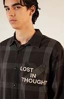 Pacsun Graphic Flannel Shirt