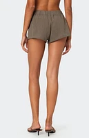 Edikted Harleigh Linen Look Shorts