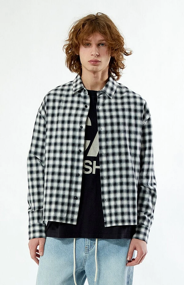 Pacsun Plaid Long Sleeve Button Down Shirt