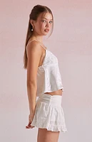 Beverly and Beck Arabella Satin Tie Back Tank Top