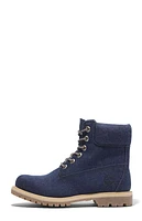 Timberland Women's Dark Blue Canvas Stone Street 6inch Lace-Up Waterproof Boots