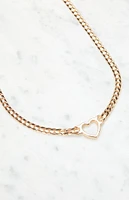 LA Hearts Heart Chain Necklace