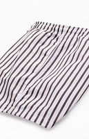 PacSun Vertical Stripe 4" Swim Trunks