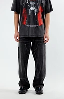 PacSun Embellished Baggy Carpenter Jeans