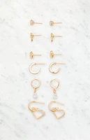 LA Hearts 6 Pack Mia Earrings