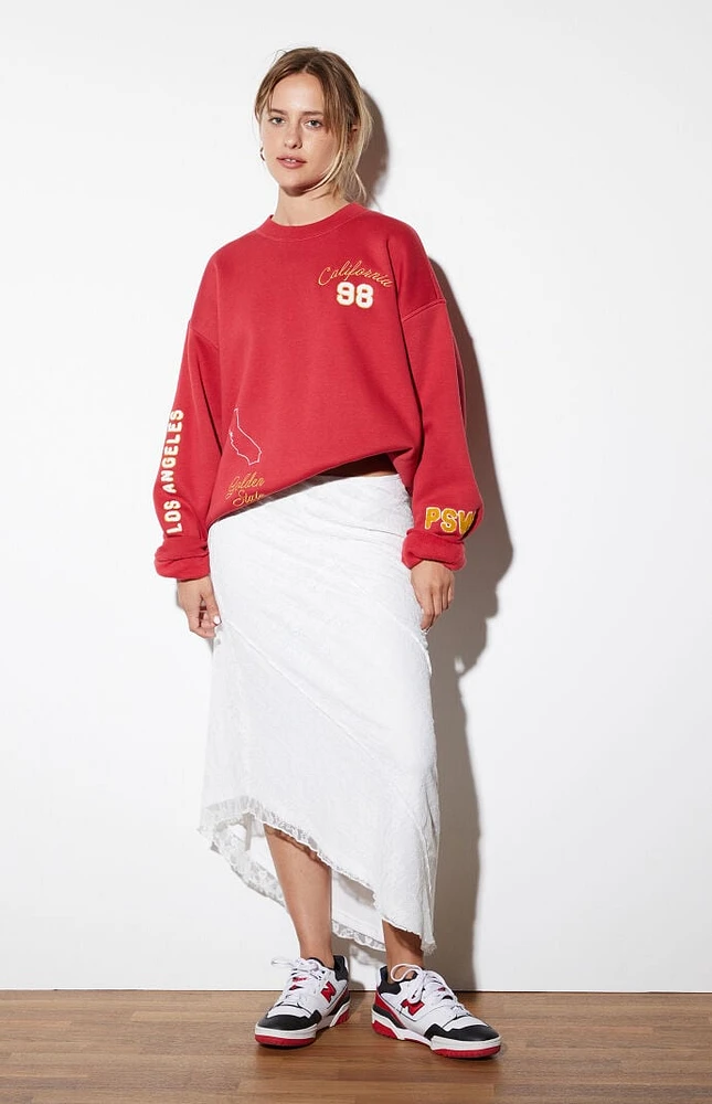 PacSun Golden State Crew Neck Sweatshirt