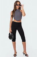 Edikted Raine Curved Halter Top