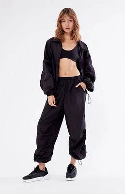 PacSun Ruched Shine Baggy Pants