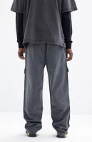 PacSun Dark Gray Baggy Ripstop Cargo Pants