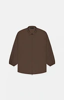 Kids Fear of God Essentials Wood Overshirt Jacket