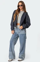 Edikted Milly Oversized Cropped Jacket