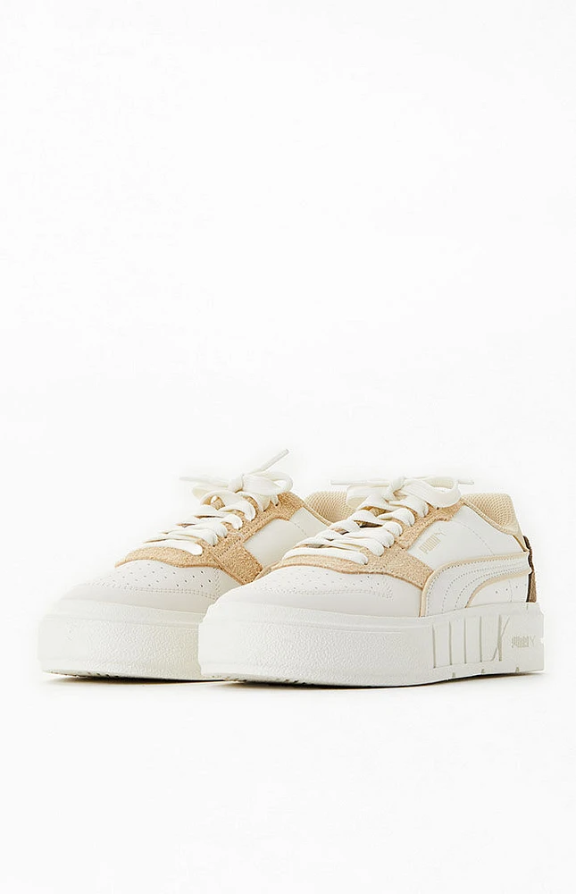 Puma Women's Beige Cali Court Sneakers