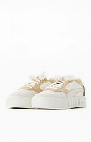 Puma Women's Beige Cali Court Sneakers