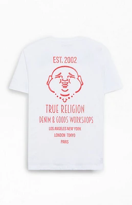 True Religion Raised Buddha Paint T-Shirt