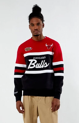 Mitchell & Ness Head Coach Chicago Bulls Crew Neck Sweatshirt