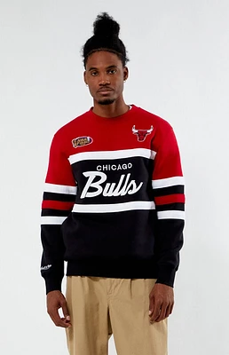 Mitchell & Ness Head Coach Chicago Bulls Crew Neck Sweatshirt