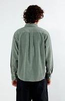 Obey Grafton Corduroy Woven Long Sleeve Shirt