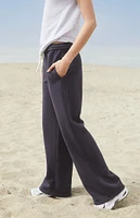 John Galt Navy Anastasia Tie Baggy Sweatpants