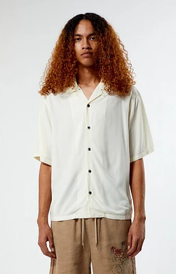 PacSun Recycled Solid White Camp Shirt