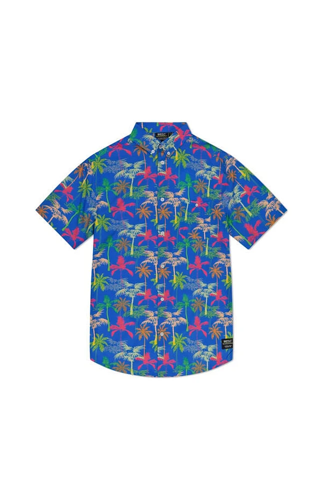WeSC America Inc Oden Miami Palms AOP Camp Shirt