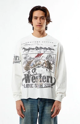 Pacsun Western Cropped Long Sleeve T-Shirt
