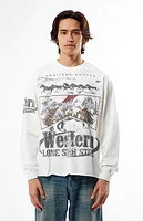 Pacsun Western Cropped Long Sleeve T-Shirt
